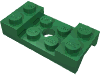 Деталь LEGO Vehicle, Mudguard 2 x 4 with Arch Studded with Hole, Зеленый