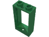 Деталь LEGO Окно плоское переднее 1 x 2 x 3, Зеленый