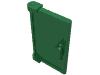 Деталь LEGO Door 1 x 2 x 3 with Vertical Handle, New Mold for Tabless Frames, Зеленый