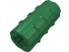 Деталь LEGO Technic Axle Connector Ridged [with x Hole x Orientation], Зеленый