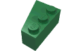 Набор LEGO Wedge 3 x 2 Right, Зеленый