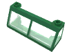 Набор LEGO Windscreen 2 x 6 x 2 Train with Trans-Clear Glass, Зеленый