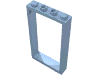 Деталь LEGO Door Frame 1 x 4 x 6 Type 2, Ярко-светло-голубой