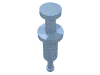 Деталь LEGO Minifig Syringe, Ярко-светло-голубой