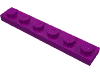 Набор LEGO Plate 1 x 6, Фиолетовый