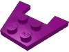 Набор LEGO Wedge Plate 3 x 4 without Stud Notches, Фиолетовый
