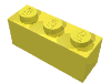 Набор LEGO Brick 1 x 3, Bright Light Yellow