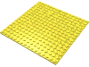 Деталь LEGO Пластина 16 x 16, Ярко-светло-желтый