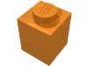 Деталь LEGO Кирпичик 1 x 1, Оранжевый