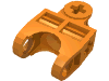 Деталь LEGO Technic Axle Connector 2 x 3 with Ball Socket, Open Sides, Оранжевый
