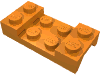 Деталь LEGO Крыло 2 x 4, Оранжевый