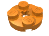 Набор LEGO Plate Round 2 x 2 with Axle Hole Type 1 (+ Opening), Оранжевый