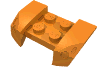 Деталь LEGO Крыло 2 x 4, Оранжевый