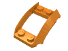 Деталь LEGO Wedge 4 x 3 Open with Cutout and Four Studs (Wheel Arch), Оранжевый