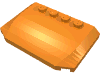 Деталь LEGO Клин тройной изогнутый 4 x 6 x 2/3, Оранжевый