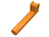Деталь LEGO Technic Axle and Pin Connector Perpendicular with Extension, Оранжевый
