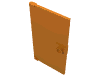 Набор LEGO Door  1 x  4 x  6 Smooth with Square Handle Plinth, Оранжевый
