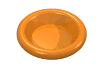 Деталь LEGO Minifig Dish 3 x 3, Оранжевый