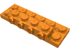 Деталь LEGO Пластина специальная 2 x 6 x 2/3, Оранжевый