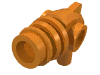 Деталь LEGO Minifig Ray Gun, Оранжевый