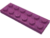 Деталь LEGO Пластина 2 x 6, Пурпурный