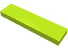 Деталь LEGO Плитка 1 x 4, с пазом, Лайм