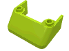 Деталь LEGO Windscreen 3 x 4 x 1 1/3 with 2 Studs on Top, Лайм