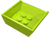 Деталь LEGO Vehicle, Tipper Bed Small, Лайм