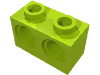 Набор LEGO Technic Brick 1 x 2 [2 Holes], Лайм