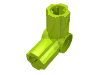 Деталь LEGO Technic Axle and Pin Connector Angled #6 - 90°, Лайм