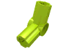 Деталь LEGO Technic Axle and Pin Connector Angled #5 - 112.5°, Лайм