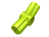 Деталь LEGO Technic Axle and Pin Connector Angled #3 - 157.5°, Лайм