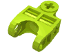 Деталь LEGO Technic Axle Connector 2 x 3 with Ball Socket, Open Sides, Лайм