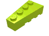 Деталь LEGO Клин левый 4 x 2, Лайм