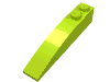 Деталь LEGO Скос изогнутый 6 x 1, Лайм