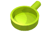 Деталь LEGO Minifig Frying Pan, Лайм