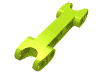 Деталь LEGO Technic, Axle and Pin Connector 2 x 7 with Two Ball Joint Sockets, Лайм