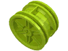 Деталь LEGO Wheel 30.4 x 20 without Pinholes, with Reinforced Rim, Лайм