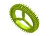 Wheel Hard Plastic Spoked Giant Thin 160 x 28