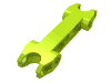 Деталь LEGO Technic, Axle and Pin Connector 2 x 7 with Two Ball Joint Sockets, Squared Ends, Лайм