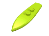 Деталь LEGO Minifig Surfboard Standard, Лайм