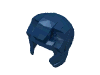 Деталь LEGO Minifig Headgear Helmet Space with Open Face and Top Hinge, Темно-синий