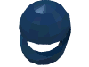 Деталь LEGO Minifig Standard Helmet, Темно-синий