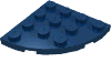 Набор LEGO Plate Round Corner 4 x 4, Темно-синий