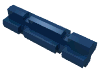Набор LEGO Technic Axle 2 Notched, Темно-синий