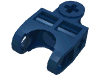 Деталь LEGO Technic Axle Connector 2 x 3 with Ball Socket, Open Sides, Темно-синий