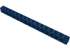 Деталь LEGO Кирпичик Technic 1 x 16, с отверстиями, Темно-синий