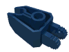 Деталь LEGO Hinge 1 x 3 Locking with 2 Fingers and Claw End, Темно-синий