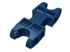 Деталь LEGO Technic Axle and Pin Connector 2 x 5 with Two Ball Joint Sockets, Темно-синий