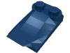 Деталь LEGO Brick Wedged 2 x 3 x 2/3 Two Studs, Wing End, Темно-синий